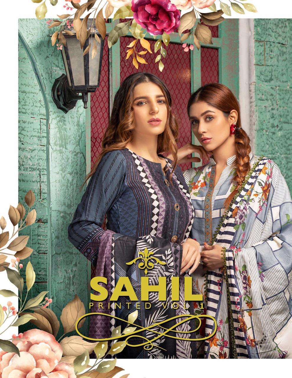 ZS Sahil Printed Lawn Collection 2020 Vol 01